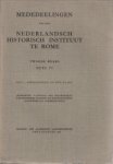 N/A - Mededeelingen van het Nederlandsch Historisch Instituut te Rome, Tweede reeks Deel VI