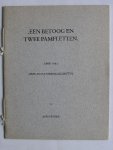 Hensen, Kees - Een betoog en twee pamfletten, het betreft drie gelegenheidsgeschriften