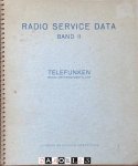  - Radio Service Data Band II Telefunken Radio Ontvangtoestellen