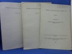 SAMENGESTELD - Studies in Holland Flood Disaster 1953 volume I, II, en III