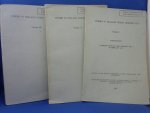 SAMENGESTELD - Studies in Holland Flood Disaster 1953 volume I, II, en III