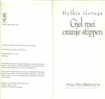 Goinga  Hylkje  Ysbrechtum   1993 Omslachuntwerp Chaim Mesika BNO Hilversum - Giel mei Oranje stippen  Gurberige numer 109