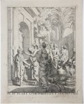 Johannes Glauber (1646-1665), after Gerard de Lairesse (1641-1711), published by Leonard Schenk (?) (1696-1767) - [Antique print, etching/ets] Sacrifice to Venus, published 1650-1750.