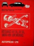 Ball, K - Workshop Manual for the Citroen DS19, ID19, 1955-66 Ball, K - Workshop Manual for the Citroen DS19, ID19, 1955-66