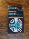 Semeonoff, Boris - Personality assessment: selected readings