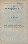 Dijk, Prof. Dr. K. - Dijk, Prof. Dr. K.-Het gevoel in ons godsdienstig leven
