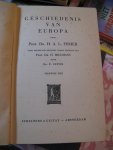 fisher, prof. dr. h. a. l. - geschiedenis van europa - Nieuwste tijd (tot 1940)