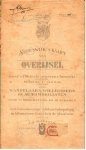 Sleeswijk J.A. - Sleewijks kaart van Overijssel