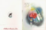 HOLLAND AMERICA LINE - Jan LAVIES - Holland America Line - Wine List - [S.S. Rotterdam - S.S. Nieuw Amsterdam -  S.S. Statendam].