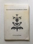 Honk, C.G.J. van - The social structure of bumble-bee colonies. Proefschrift