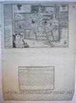Charles Inselin (1673-1715) - [Cartography, antique print, etching] LA HAIE (The Hague/Den Haag), published 1705.