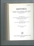 Heinen, Heinz, Hildegard Temporini, Gerold Walser (Herausgegeben von) - Historia Zeitschrift für alte Geschichte -  Revue d'Histoire Ancienne - Journal of Ancient History -  Rivista di storia antica. Band 36 (1987) Heft 1 t/m 4.