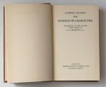 Klages, Ludwig - The Science of Character, translated from the fifth and sixth German editions by W.H. Johnston, B.A.