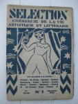 Arland, Marcel e.a. - Sélection chronique de la Vie Artistique et Littéraire.
