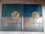 Garbáty Cigarettenfabrik: - Die Eroberung der Luft Teil I und II, Zigarettenalbum komplett, mit Bastelbogen