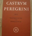 CASTRUM PEREGRINI. - Castrum Peregrini 41. Jahrgang 1992 - Heft 201. Gesamt-Regisrer der hefte 1 - 200.