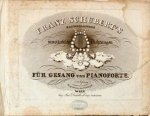 Schubert, Franz: - 8. Geistliche Lieder. In Musik gesetzt für eine Singstimme mit Pianoforte-Begleitung (Franz Schubert`s Nachgelassene musikalische Dichtungen für Gesang und Pianoforte. [handschr.:] 80. Lieferung)