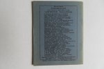 Priestley, J.B. (preface). - Catalogue of an Exhibition of the Art Collection of the Late Sir Hugh Walpole, C.B.E. - Paintings, Drawings ans Sculpture. - Part One.
