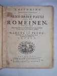 Marcus van Peene - Nasporing van den sin en 't samenhang van den send-brief Pauli aan de Romeinen
