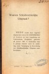 Roodschild, M.H. - Waarom scheidsrechterlijke uitspraak?