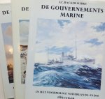 Backer Dirks, F.C. - De Gouvernements Marine in het voormalig Nederlands-Indië 1851-1949.  3 delen compleet.