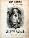 Nadaud, Gustave: - Bonhomme. Chansonnette chanté par Mr. Levassor... 3e. édition