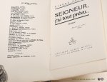 Benoit, Pierre - Seigneur, j'ai tout prévu. Roman.
