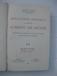 Coppens, J. e.a. - Miscellanea historica in honorem Alberti de Meyer. Tome 1 et 2.