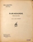 Roussel, Albert: - [Op. 20, no. 2] Sarabande. mélodie pour chant et piano... Op. 20 no. 2