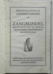  - Nederlandsch Zangersverbond Zangbundel  bevattende 21 eenvoudige vier-stemmige mannenkoren