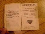 Cats J. - Huuwelyk dat is het gantsche beleyt des echten staats