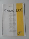 Smulders, P.H.M. e.a. - Onze Taal Maandblad van het Genootschap Onze Taal 58e jaargang nr. 5 Themanummer Reclame en taal