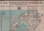 Nederlandsche Spoorwegen (Utrecht) - Kaart der Nederlandsche spoorwegen en tramwegen