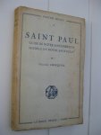 Chocqueel, Chanoine - Saint Paul. Guide de notre sactification. Modèle de notre apostolat.