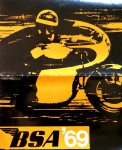  - MOTOREN:  BSA  1969 uitklapbrochure met alle modellen