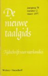 Berg, B. van den e.a. (redactie) - De nieuwe taalgids, jaargang 70, nummer 2, maart 1977