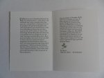 Morley, Christopher. - When I go over to Amsterdam [Avenue] to do my marketing...... [ From the novel Kitty Foyle ]. [ Beperkte oplage van ca. 100 exemplaren ].