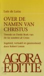 L. de Leon 232517 - Over de namen van Christus Tweede en Derde Boek van los nombres de Cristo