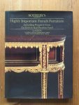  - Highly Important French Furniture including Property from the British Rail Pension Fund - Sotheby's London Auction Catalogue 24th & 25th November 1988