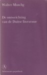 Muschg, Walter - De ontwrichting van de Duitse literatuur
