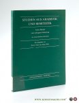 Spitaler, Anton / Werner Diem / Stefan Wild (eds.). - Studien aus Arabistik und Semitistik. Anton Spitaler zum siebzigsten Geburtstag von seinen Schülern überreicht.