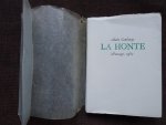 Coulange, Alain - LA HONTE