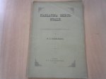 KRONENBERG H.G. - Scarlatina chirurgicalis 1880. proefschrift