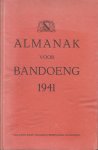 Holland-Indie Handelsvereniging Bandoeng - Almanak voor Bandoeng 1941 - Fraai tijdsbeeld met algemene gegevens en adreslijsten