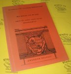 Pronk-Wiersema, L.M. en Delvigne, J.J. - Het reilen van de zijl. Enkele 15e eeuwse regels van het Aduarderzijlvest.