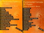 MENZEL, D.H., (ED.) - Fundamental formulas of physics. Complete in 2 volumes.