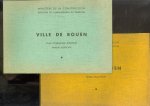 France. Direction de l'aménagement du territoire., Louis Arretche - Ville de Rouen. - Plan Dúrbanisme directeur raport Justificatif + Étude Analytique