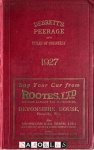 Arthur G.M. Hesilrige - Debrett's Peerage and Titles of Courtesy 1927