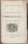  - Periodical, 1759, Spectator | Zinryk en schertzend woordenboek Amsterdam, S.J. Baalde, 1759, volume 1, issues 1-50.