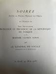 Victor Hugo - Programmaboekje - Soirée donnée au Théâtre National de L'Opera